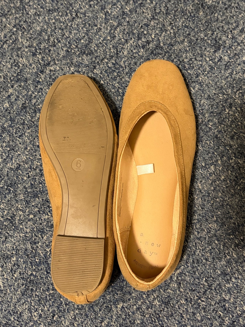 Target Women’s Tan Suede Ballet Flats